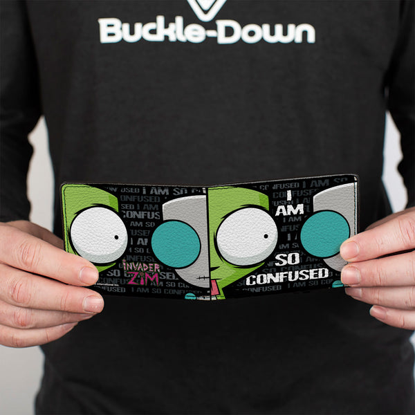 Buckle-Down Bi-Fold Wallet - Invader Zim/Robot CLOSE-UP I AM SO CONFUSED