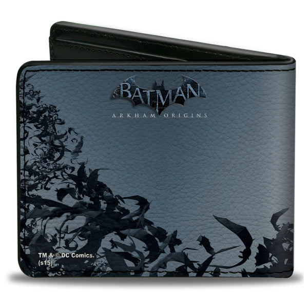Buckle-Down Bi-Fold Wallet - Joker Face Bats + BATMAN ARKHAM ORIGINS