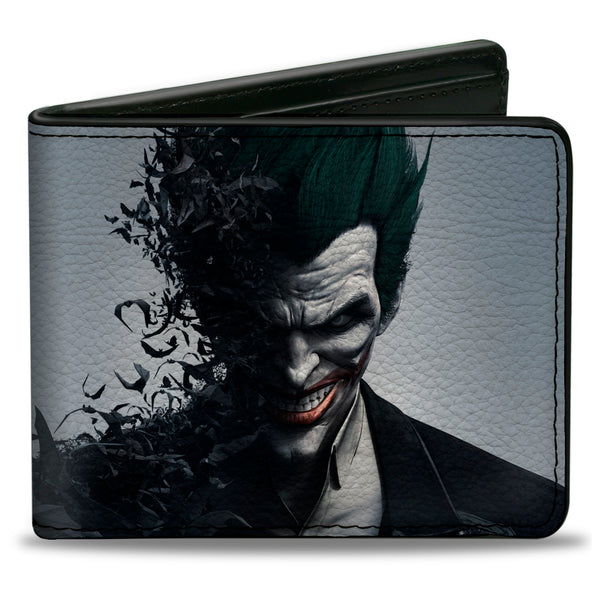 Buckle-Down Bi-Fold Wallet - Joker Face Bats + BATMAN ARKHAM ORIGINS