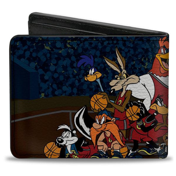 Buckle-Down Bi-Fold Wallet - Looney Tunes Basketball Team & Referee