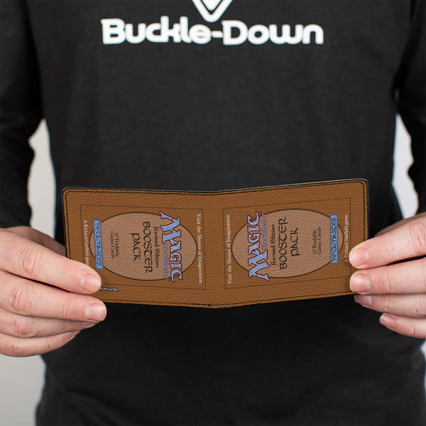 Buckle-Down Bi-Fold Wallet - Magic The Gathering BOOSTER PACK Deckmaster Card Replica