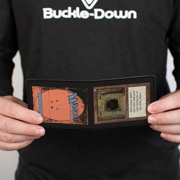 Buckle-Down Bi-Fold Wallet - Magic The Gathering Howling Mine Deckmaster Card Replica