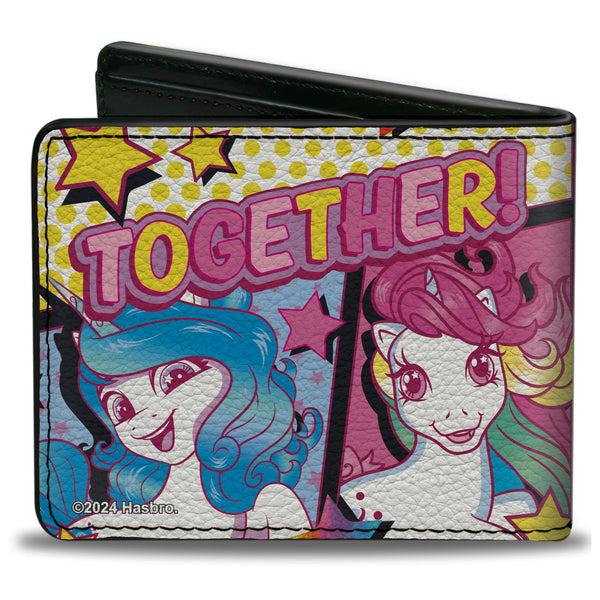 Buckle-Down Bi-Fold Wallet - My Little Pony TOGETHER Pony Pop Art Blocks Multi Color