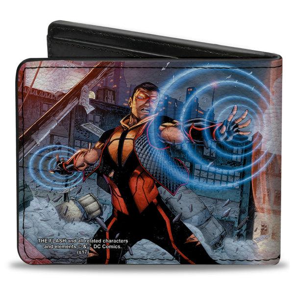 Buckle-Down Bi-Fold Wallet - New 52 Vibe Issue #3 Vibe And Kid Flash Cover Pose