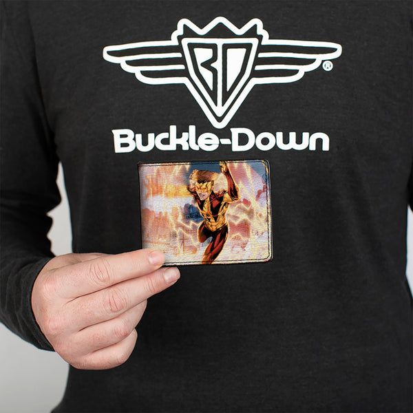 Buckle-Down Bi-Fold Wallet - New 52 Vibe Issue #3 Vibe And Kid Flash Cover Pose