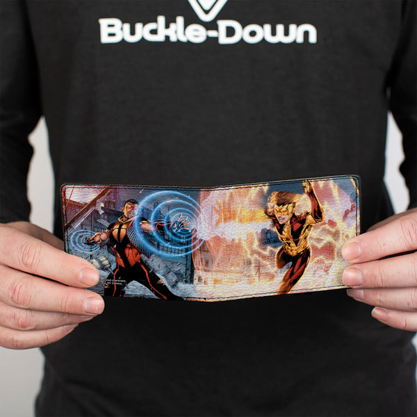Buckle-Down Bi-Fold Wallet - New 52 Vibe Issue #3 Vibe And Kid Flash Cover Pose