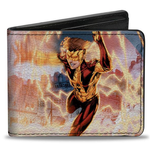 Buckle-Down Bi-Fold Wallet - New 52 Vibe Issue #3 Vibe and Kid Flash Cover Pose