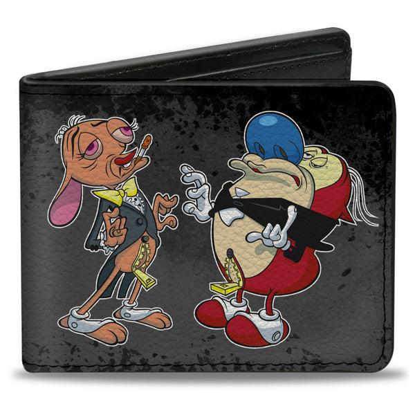 Buckle-Down Bi-Fold Wallet - Ren & Stimpy Onward & Upward + Logo