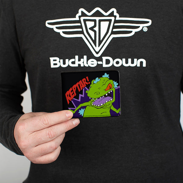 Buckle-Down Bi-Fold Wallet - REPTAR Pose + RUGRATS Logo