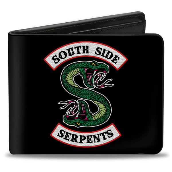 Buckle-Down Bi-Fold Wallet - Riverdale SOUTH SIDE SERPENTS Patch Black