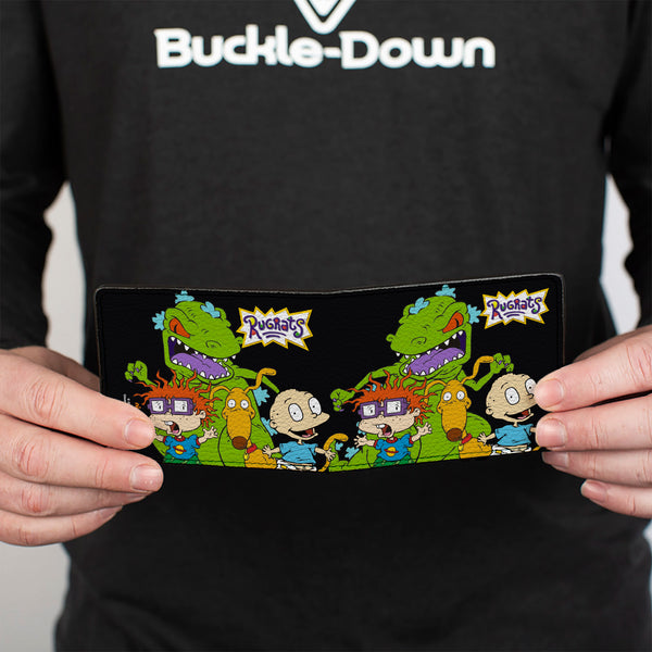 Buckle-Down Bi-Fold Wallet - RUGRATS Reptar W Chuckie Spike & Tommy