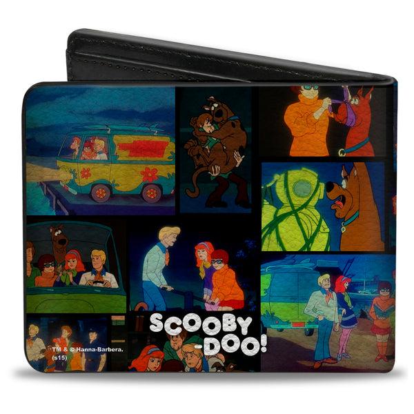 Buckle-Down Bi-Fold Wallet - Scooby Doo & Shaggy Pose Scene Blocks + SCOOBY DOO