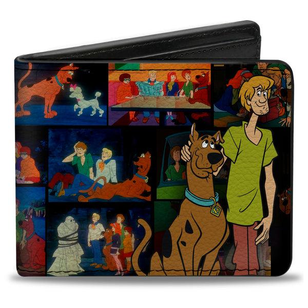 Buckle-Down Bi-Fold Wallet - Scooby Doo & Shaggy Pose Scene Blocks + SCOOBY DOO