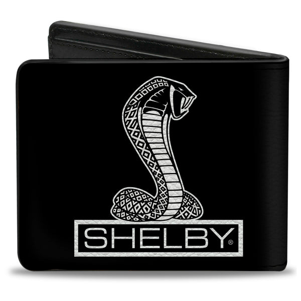 Buckle-Down Bi-Fold Wallet - SHELBY Tiffany Box Black White