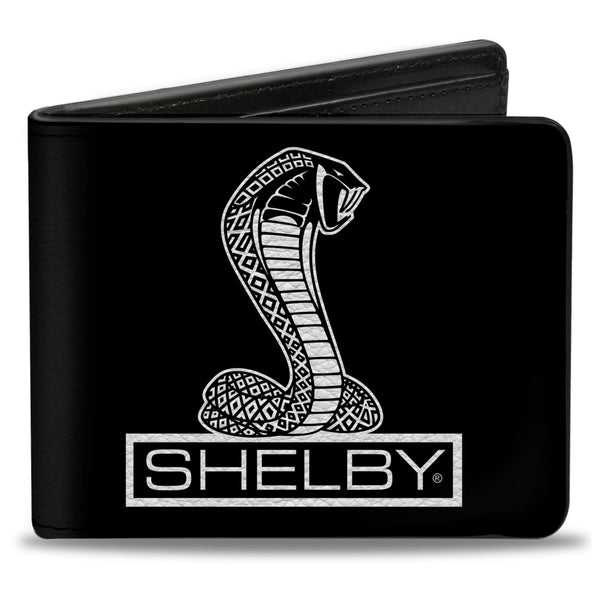 Buckle-Down Bi-Fold Wallet - SHELBY Tiffany Box Black White