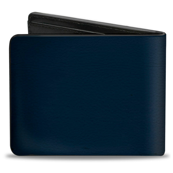 Buckle-Down Bi-Fold Wallet - SHELBY Tiffany Box Weathered Navy Gray