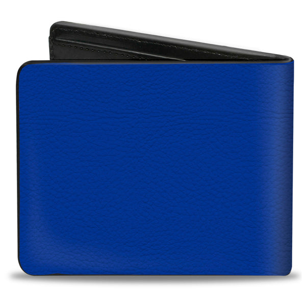 Buckle-Down Bi-Fold Wallet - SHELBY Tiffany Split Weathered Blue Red White