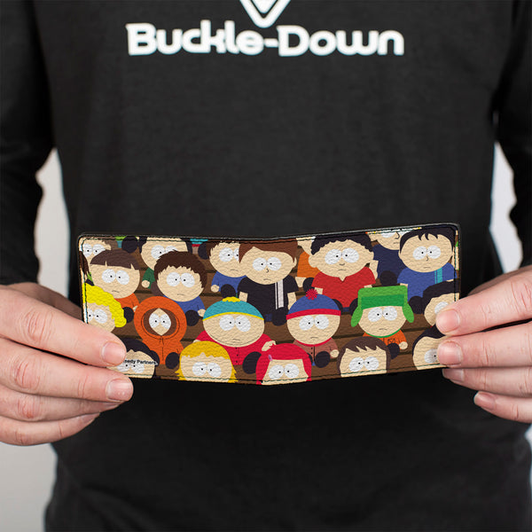 Buckle-Down Bi-Fold Wallet - South Park Boys Class Gym Pose