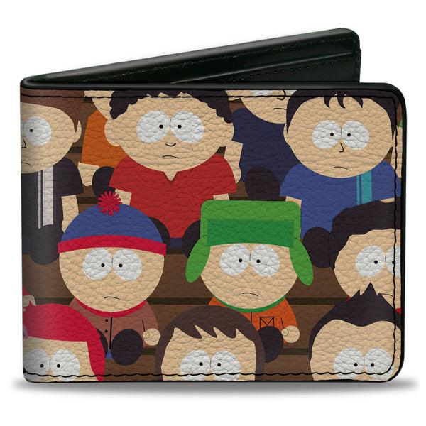 Buckle-Down Bi-Fold Wallet - South Park Boys Class Gym Pose
