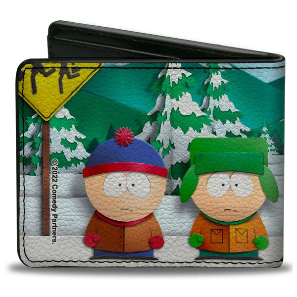 Buckle-Down Bi-Fold Wallet - South Park Bus Stop Group Pose