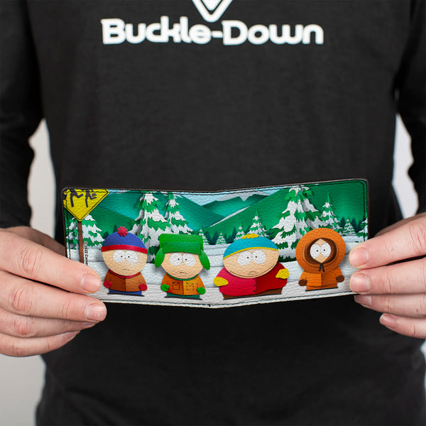 Buckle-Down Bi-Fold Wallet - South Park Bus Stop Group Pose