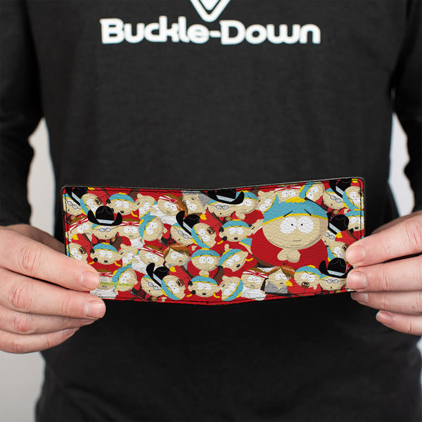 Buckle-Down Bi-Fold Wallet - South Park Eric Cartman Poses Stacked