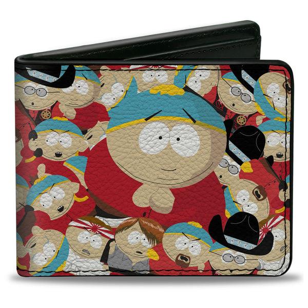 Buckle-Down Bi-Fold Wallet - South Park Eric Cartman Poses Stacked