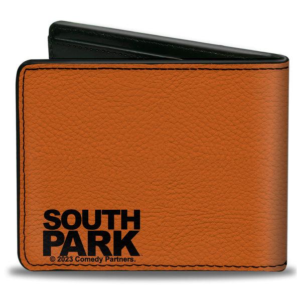 Buckle-Down Bi-Fold Wallet - South Park Kenny Face Character Close-Up Orange