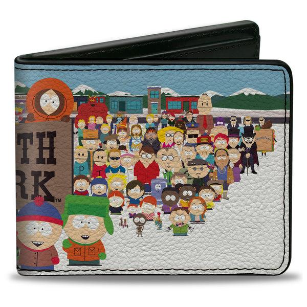 Buckle-Down Bi-Fold Wallet - SOUTH PARK Title Characters Group Pose