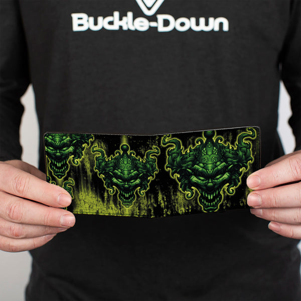 Buckle-Down Bi-Fold Wallet - Tattoo Johnny-Evil Clown