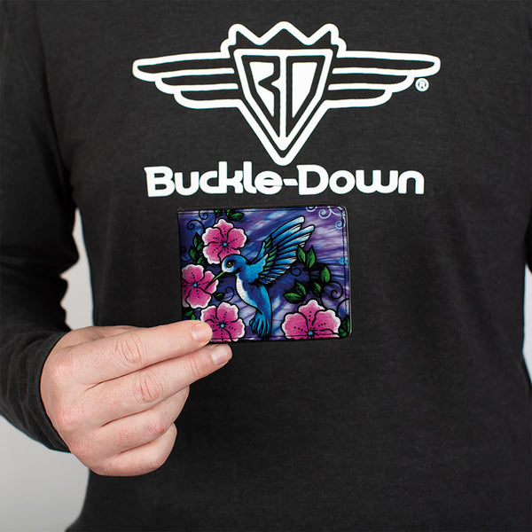 Buckle-Down Bi-Fold Wallet - Tattoo Johnny-Hummingbird