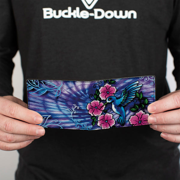 Buckle-Down Bi-Fold Wallet - Tattoo Johnny-Hummingbird