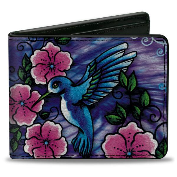 Buckle-Down Bi-Fold Wallet - Tattoo Johnny-Hummingbird