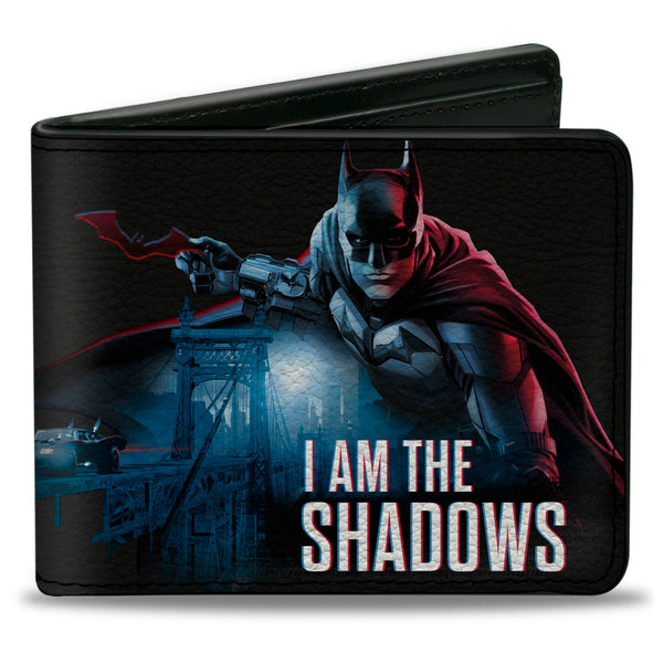 Buckle-Down Bi-Fold Wallet - The BATMAN I AM THE SHADOWS Pose and Bridge Scene