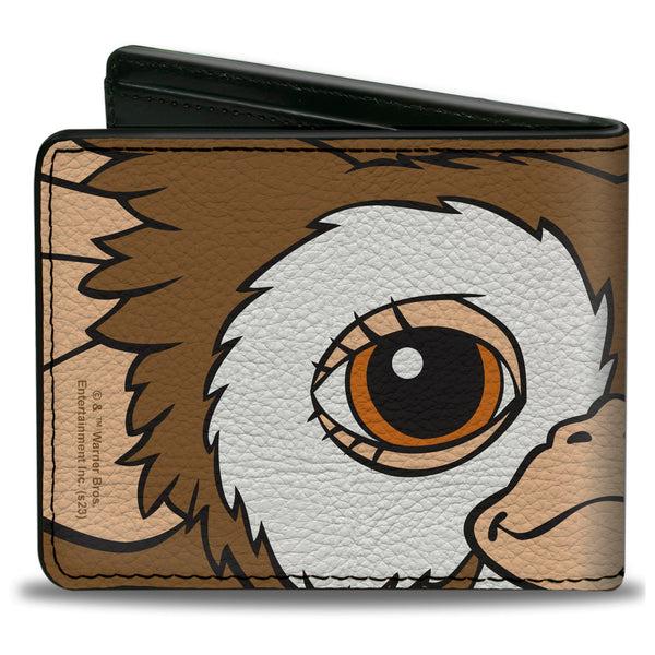 Buckle-Down Bi-Fold Wallet - The Gremlins Gizmo Face Character Close-Up