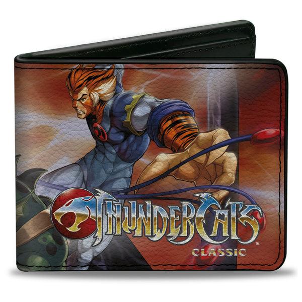 Buckle-Down Bi-Fold Wallet - THUNDERCATS Slithe Cheetara Tygra Battle Scene