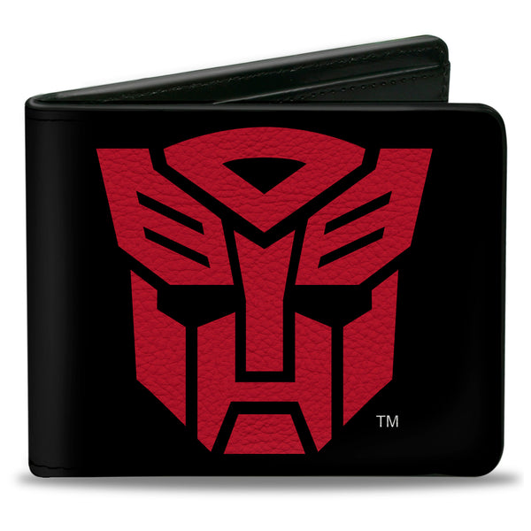 Buckle-Down Bi-Fold Wallet - Transformers Autobot Shield Black/Red