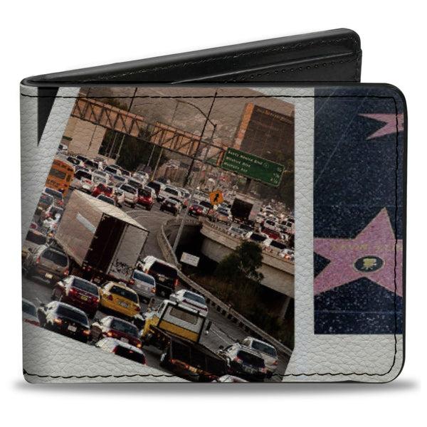 Buckle-Down Bi-Fold Wallet - Vivid Los Angeles Snapshots Stacked