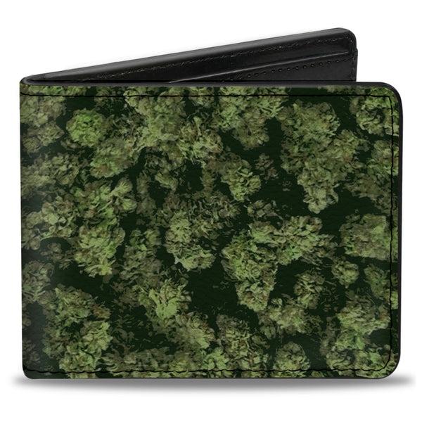 Buckle-Down Bi-Fold Wallet - Vivid Marijuana Nugs Stacked Buckle-Down Bi-Fold Wallet - Vivid Marijuana Nugs Stacked