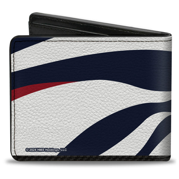 Buckle-Down Bi-Fold Wallet - William Byron #24 Racing Logo Flames White/Blue/Red