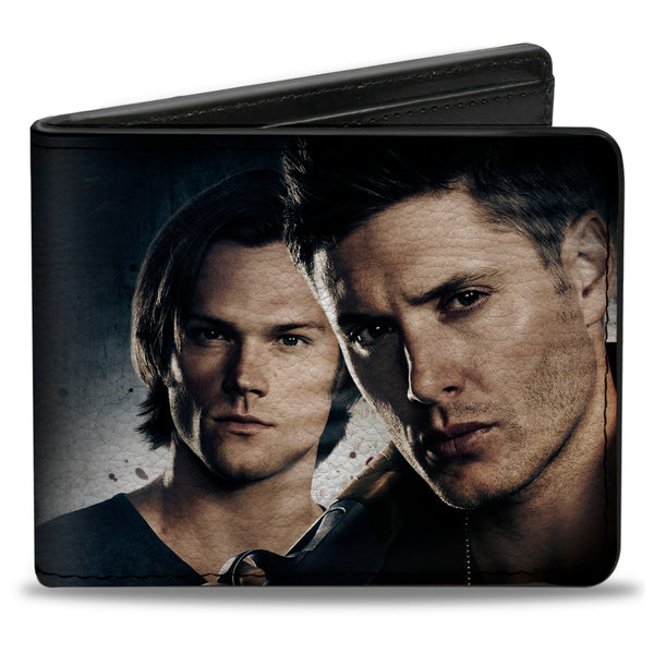 Buckle-Down Bi-Fold Wallet - Winchester Brothers CLOSE-UP + SUPERNATURAL Logo
