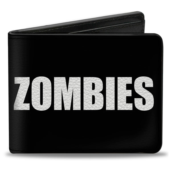 Buckle-Down Bi-Fold Wallet - Zombies Y U NO DIE Black White Red