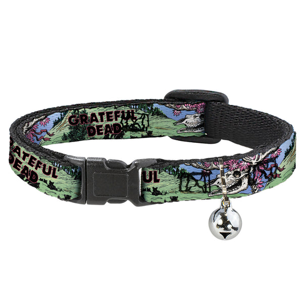 Buckle-Down Breakaway Cat Collar with Bell - Grateful Dead Dave's Picks Volume Nine Montana Cover Art