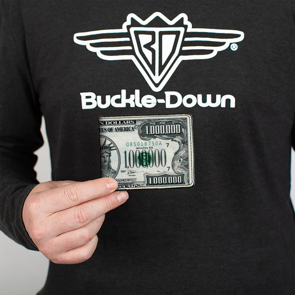 Buckle-Down Bi-Fold Wallet - 1 Million Dollar Bill