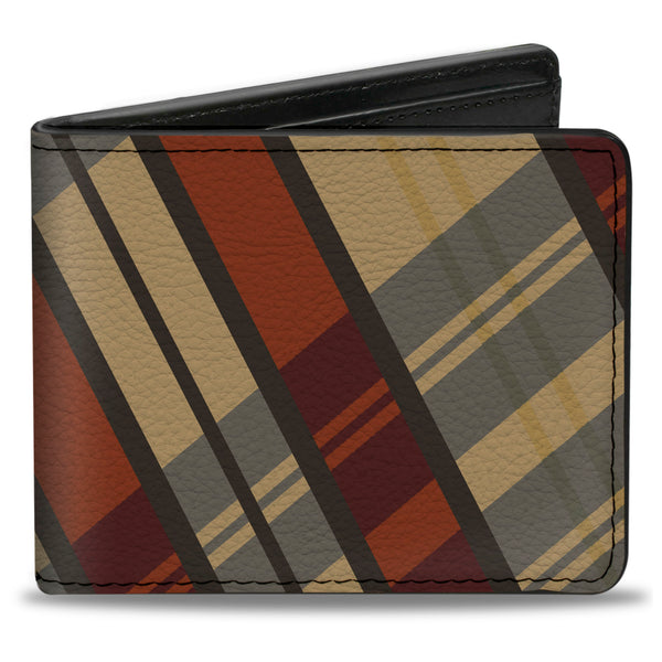 Buckle-Down Bi-Fold Wallet - Americana Plaid X