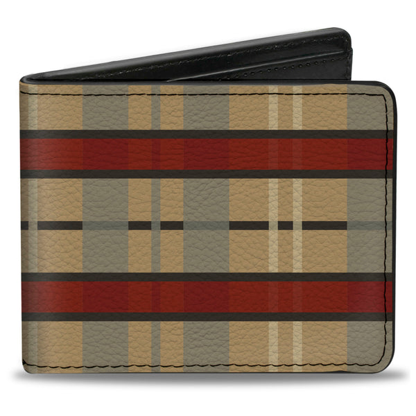 Buckle-Down Bi-Fold Wallet - Americana Plaid