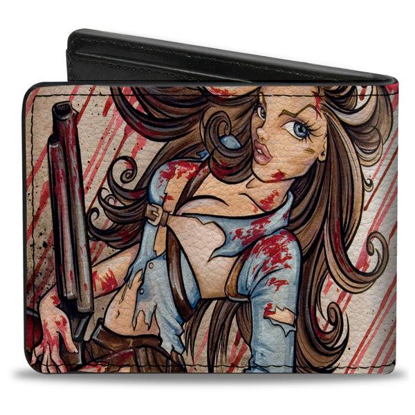 Buckle-Down Bi-Fold Wallet - Ash