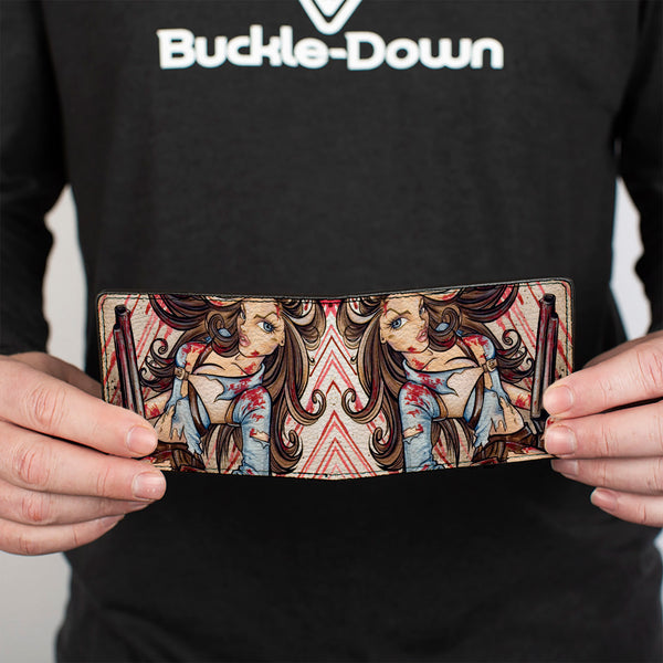 Buckle-Down Bi-Fold Wallet - Ash