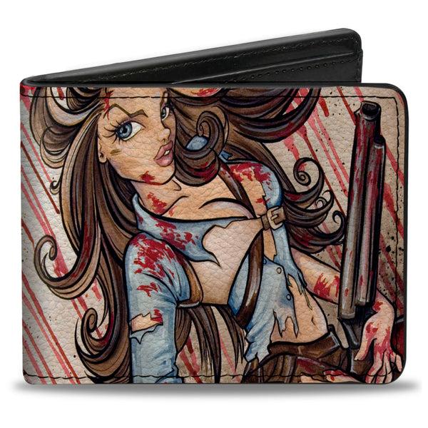 Buckle-Down Bi-Fold Wallet - Ash
