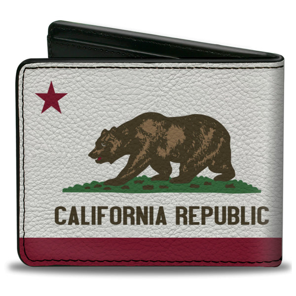 Buckle-Down Bi-Fold Wallet - California Flag